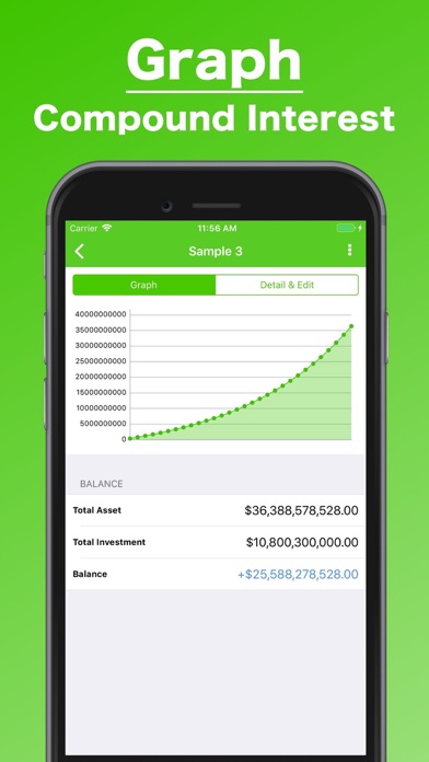 Screenshot #1 pour Graph Compound Interest