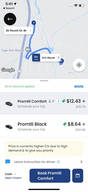 Promtli: Get a ride screenshot 2