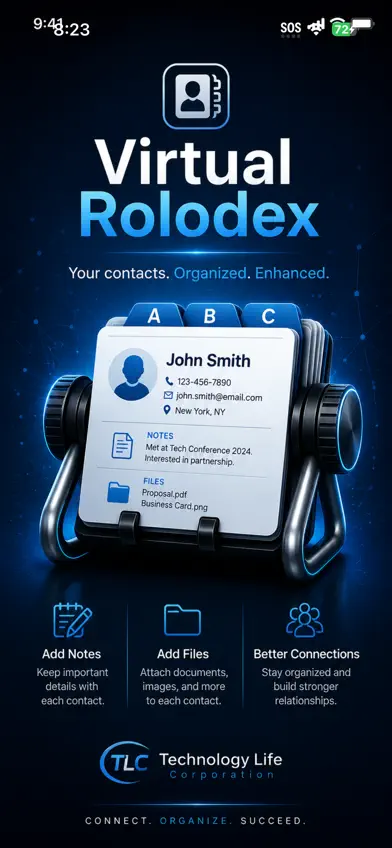 Virtual Rolodex screenshot 1
