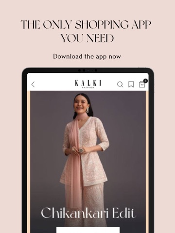 Kalki Fashion USA iPad screenshot