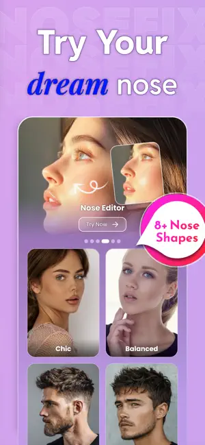 Nose Editor & Retouch: Nosefix iPhone screenshot 3