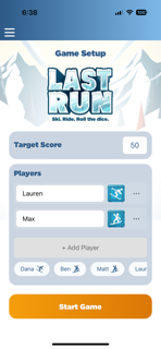 Last Run Scorekeeper screenshot 2