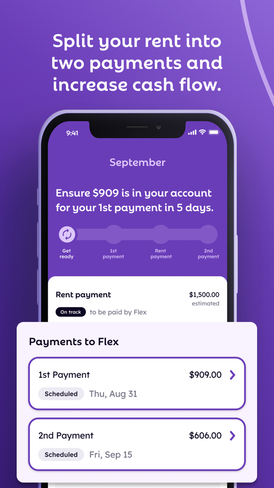 #2. Flex - Rent On Your Schedule (iOS) By: Flexible Finance, Inc.