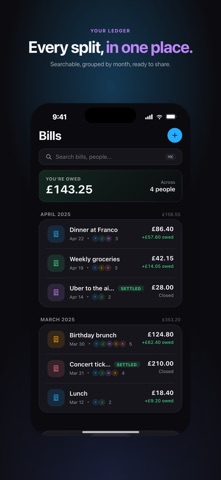 Easy Bill Split screenshot