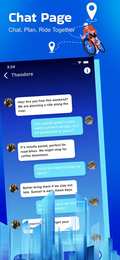 Moped - Conncet & Chat, Share screenshot 1