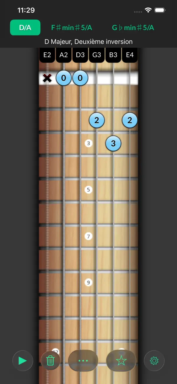 Screenshot #1 pour Reverse Chord Finder Pro