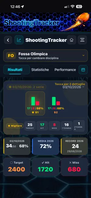 ShootingTracker screenshot 2
