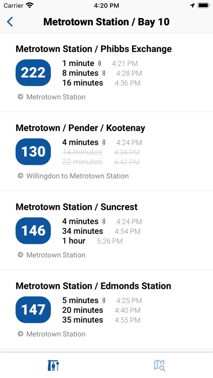 Vancouver Transit (Live Times)