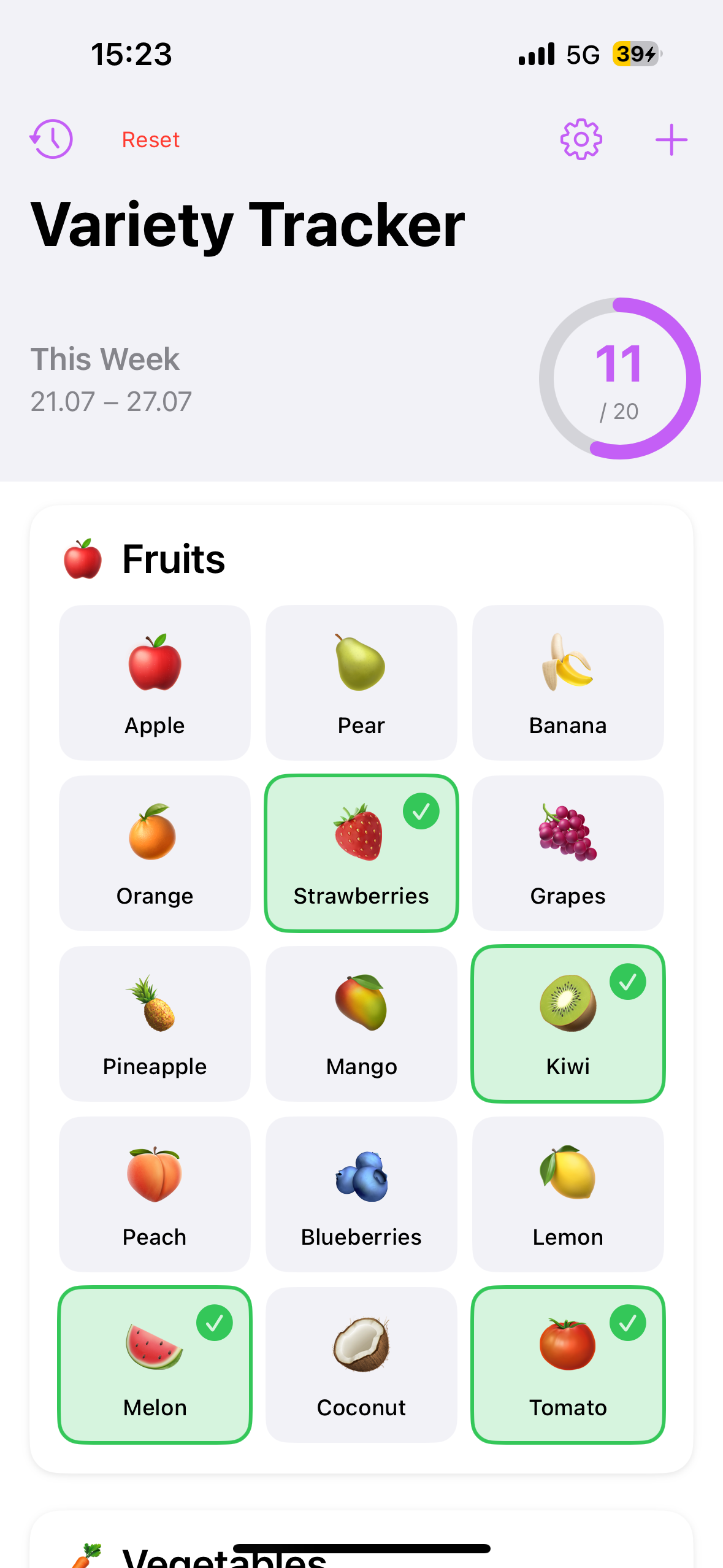 VarietyTracker screenshot 4