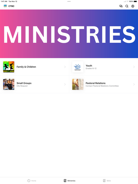 CTBC iPad screenshot 2 - Lifestyle app