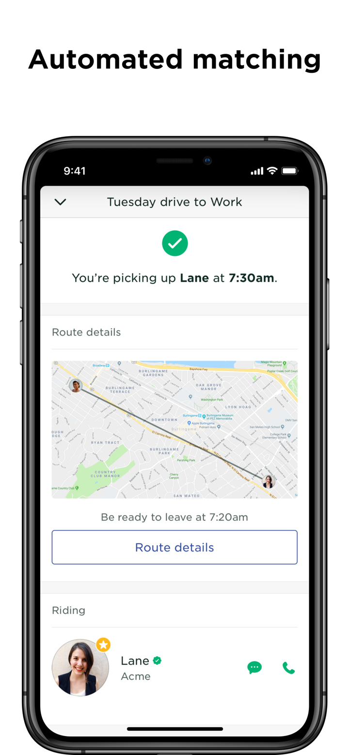 Scoop - Carpooling & Commuting screenshot 2