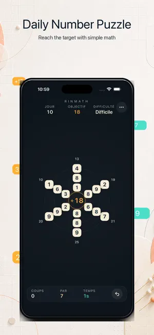Rinmath Math Number Puzzle screenshot 1