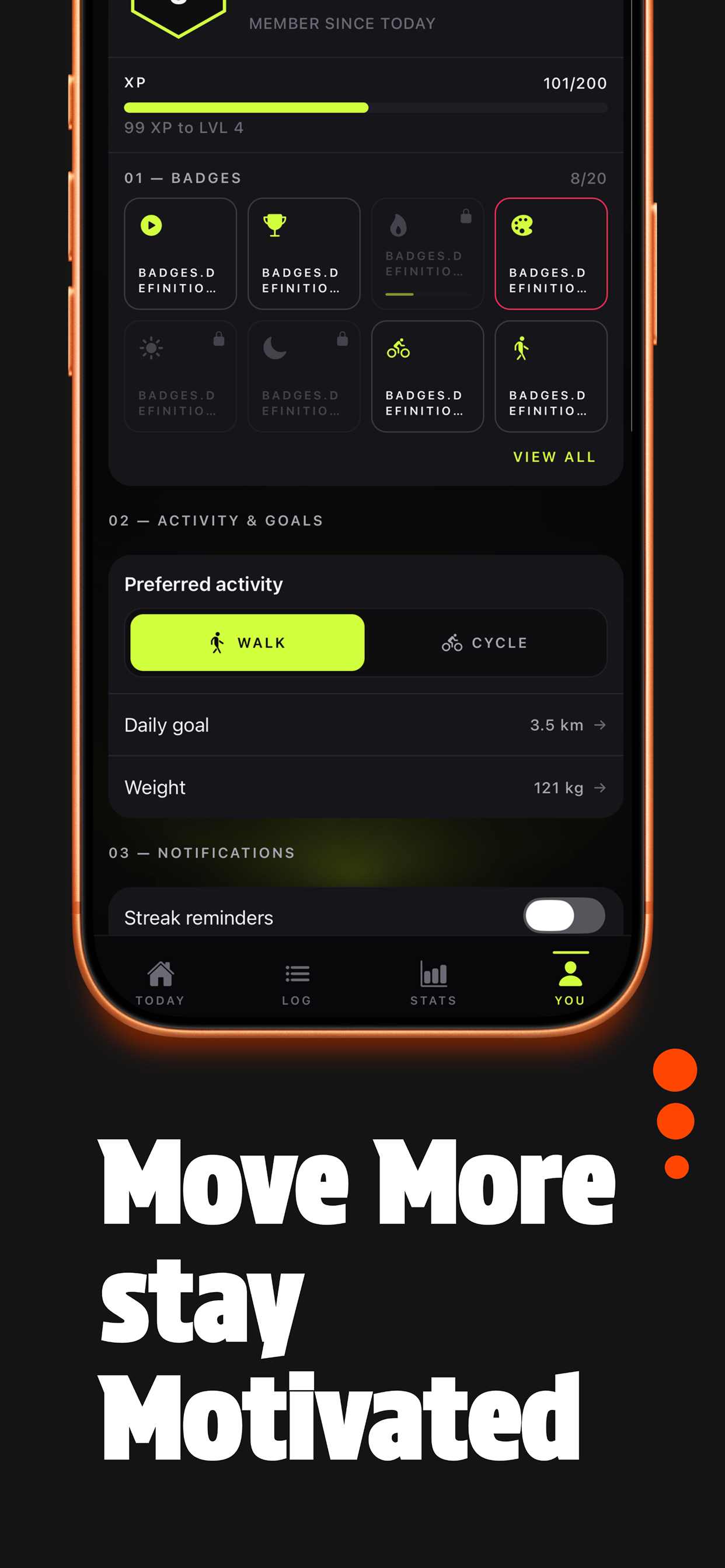 WalkRide: Walk Cycle Tracker screenshot 5