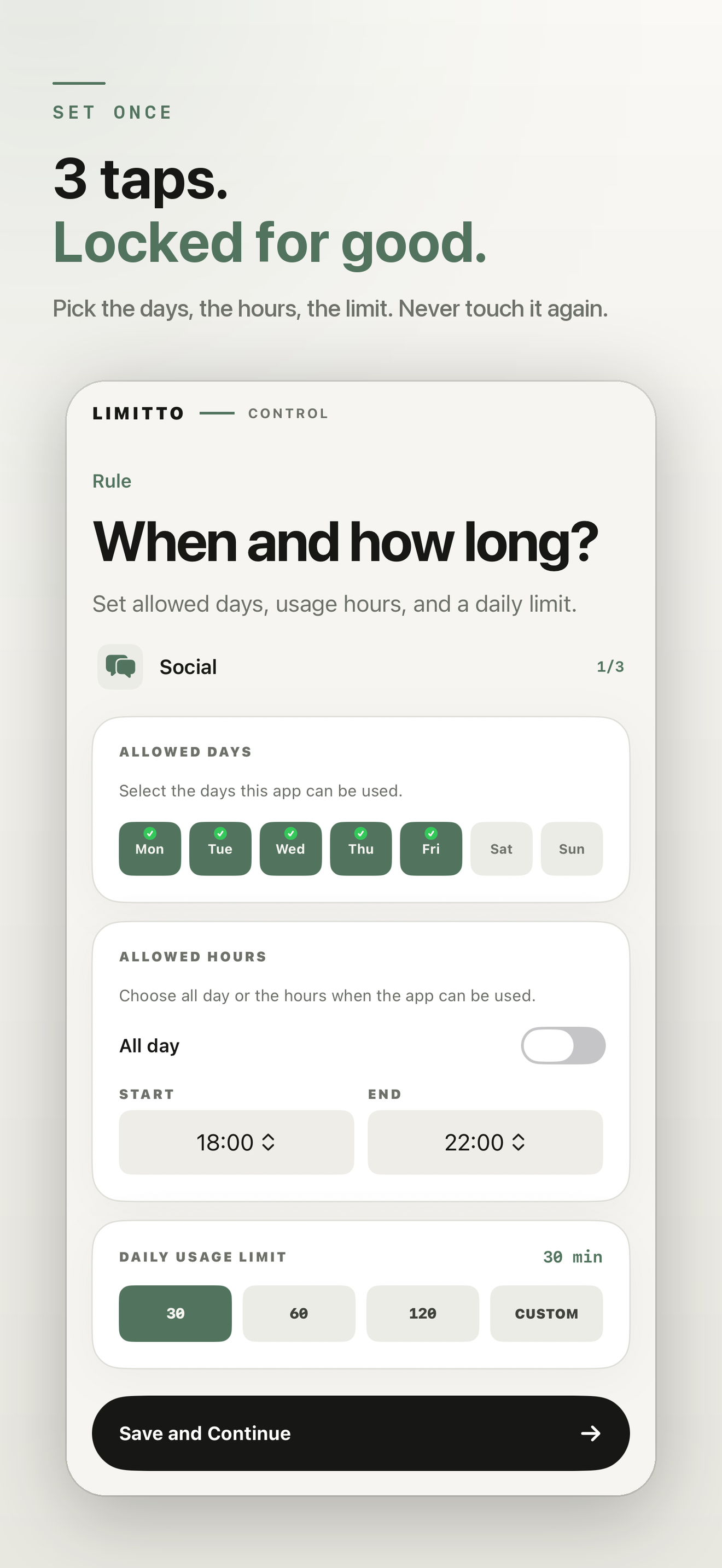 Limitto: Screen Time Blocker screenshot 3