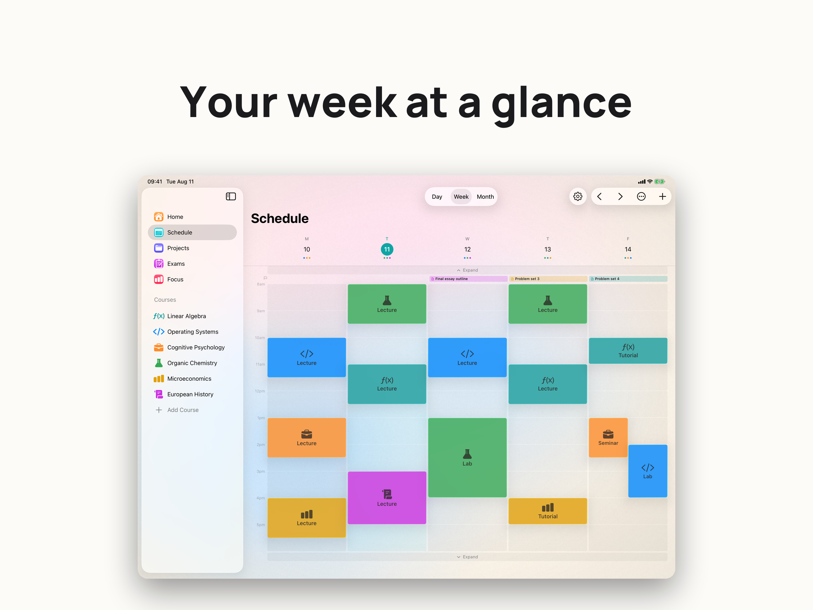 majored: College Study Planner screenshot 7