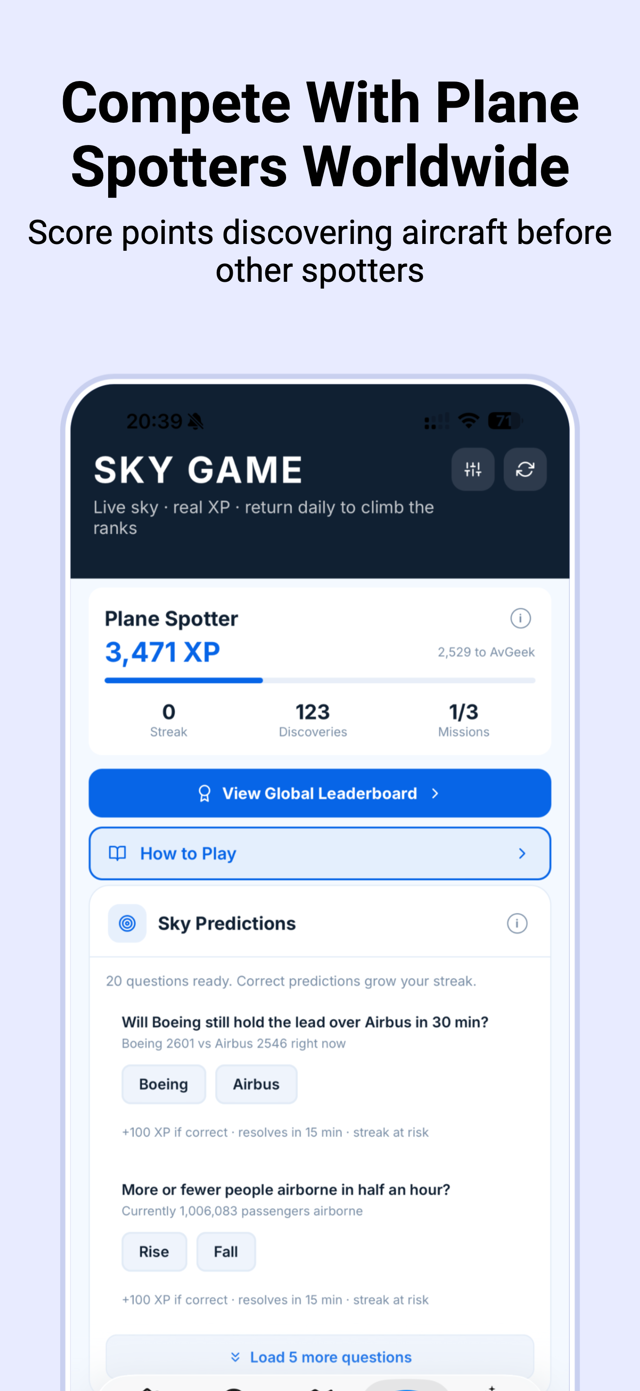 Skywise Flight Tracker & Game