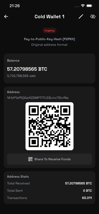 BTC Wallet Tracker Screenshot 6 of 9