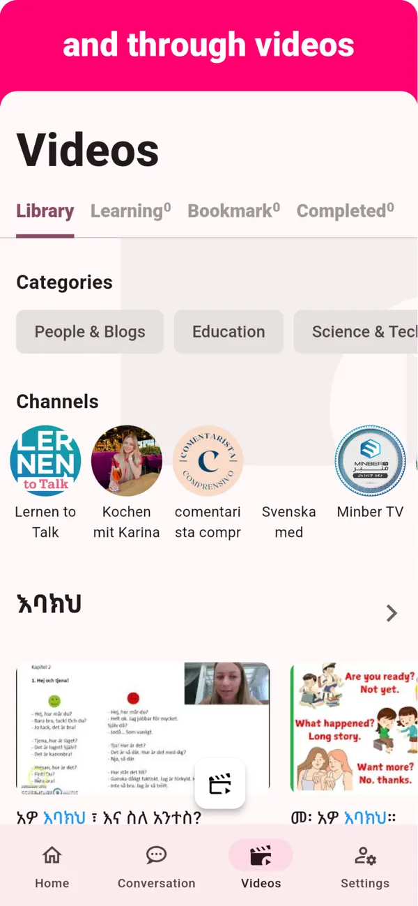 Screenshot #3 pour Amharic - Listening Speaking