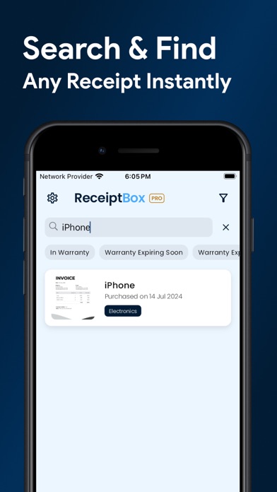 Receipt Organizer : ReceiptBox Screenshot