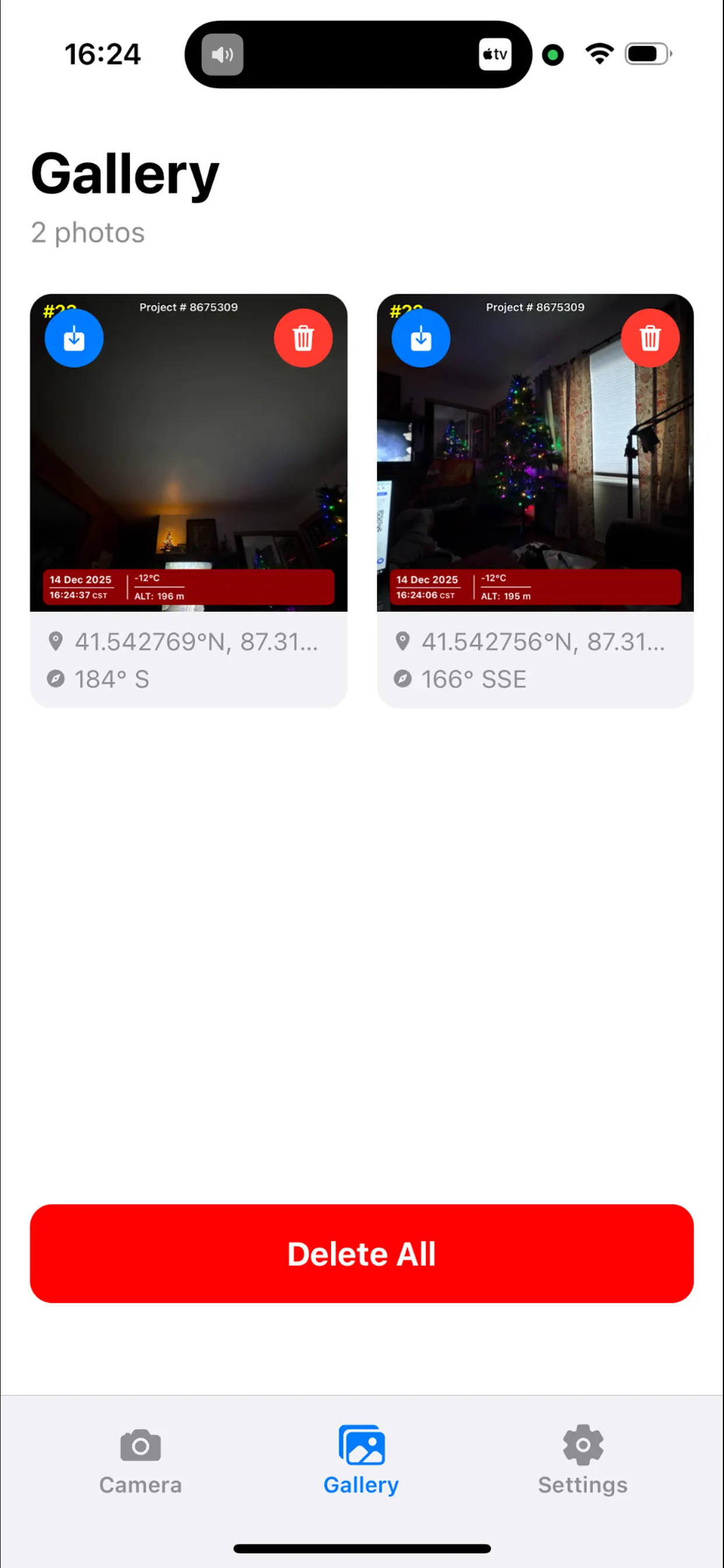 #3. Simple Geo Camera (iOS) Göre: Steven Baumann