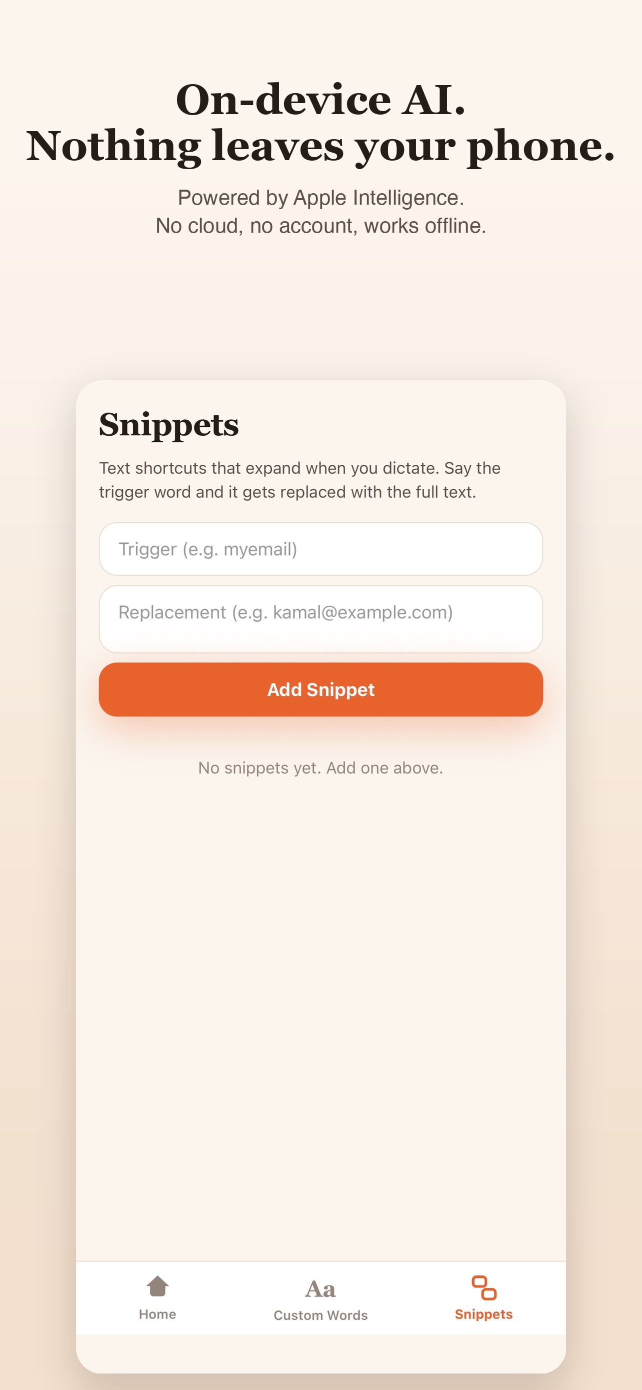 Screenshot 1 of PandaScribe: AI Voice Keyboard