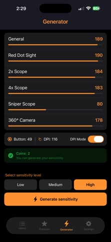 Sensibilidad Pro Screenshot 5 of 6