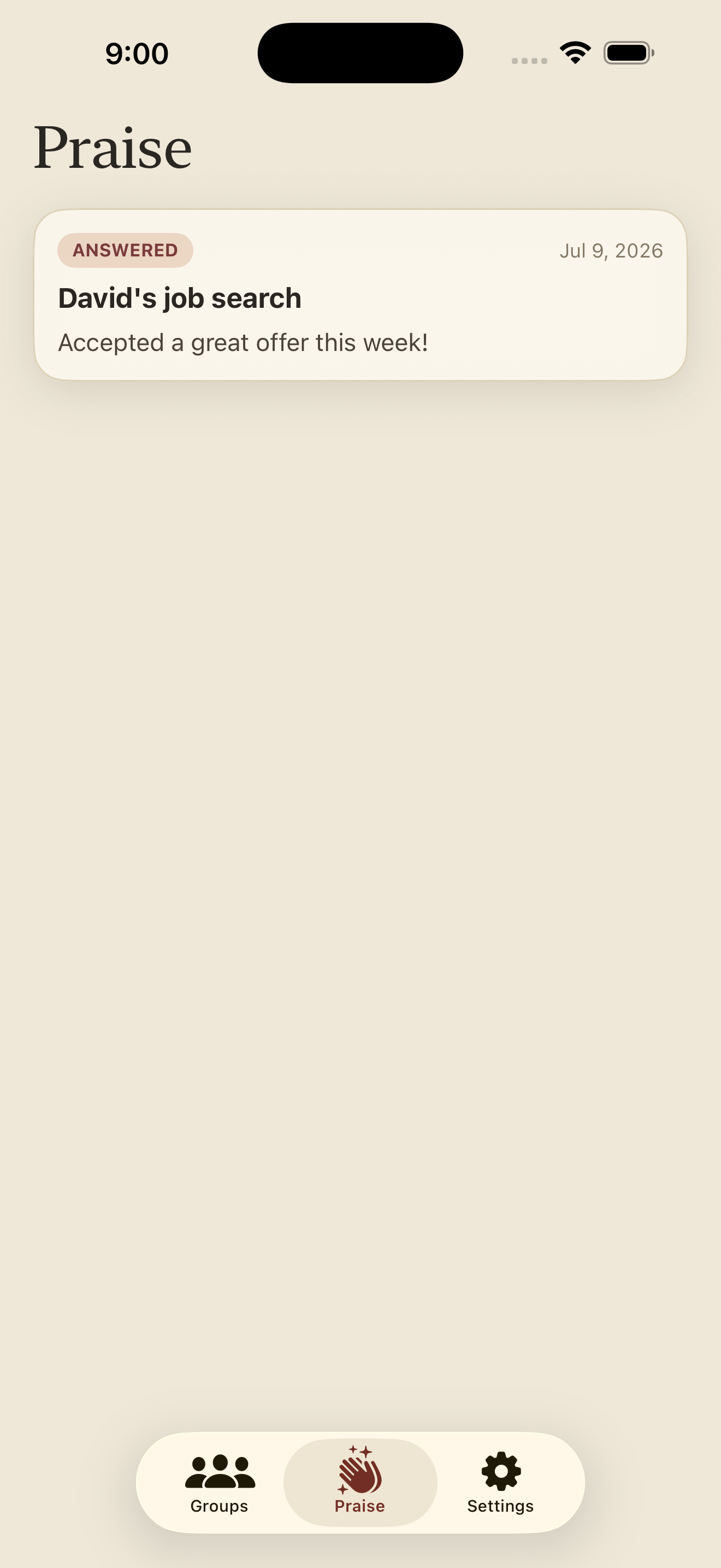 Prayer List App screenshot 3