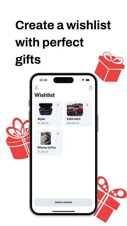 Wishly: Wishlist maker & list
