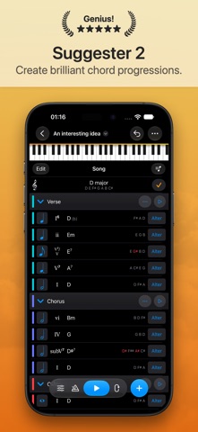 Suggester 2 : Chords & Scales Screenshot 1 of 10