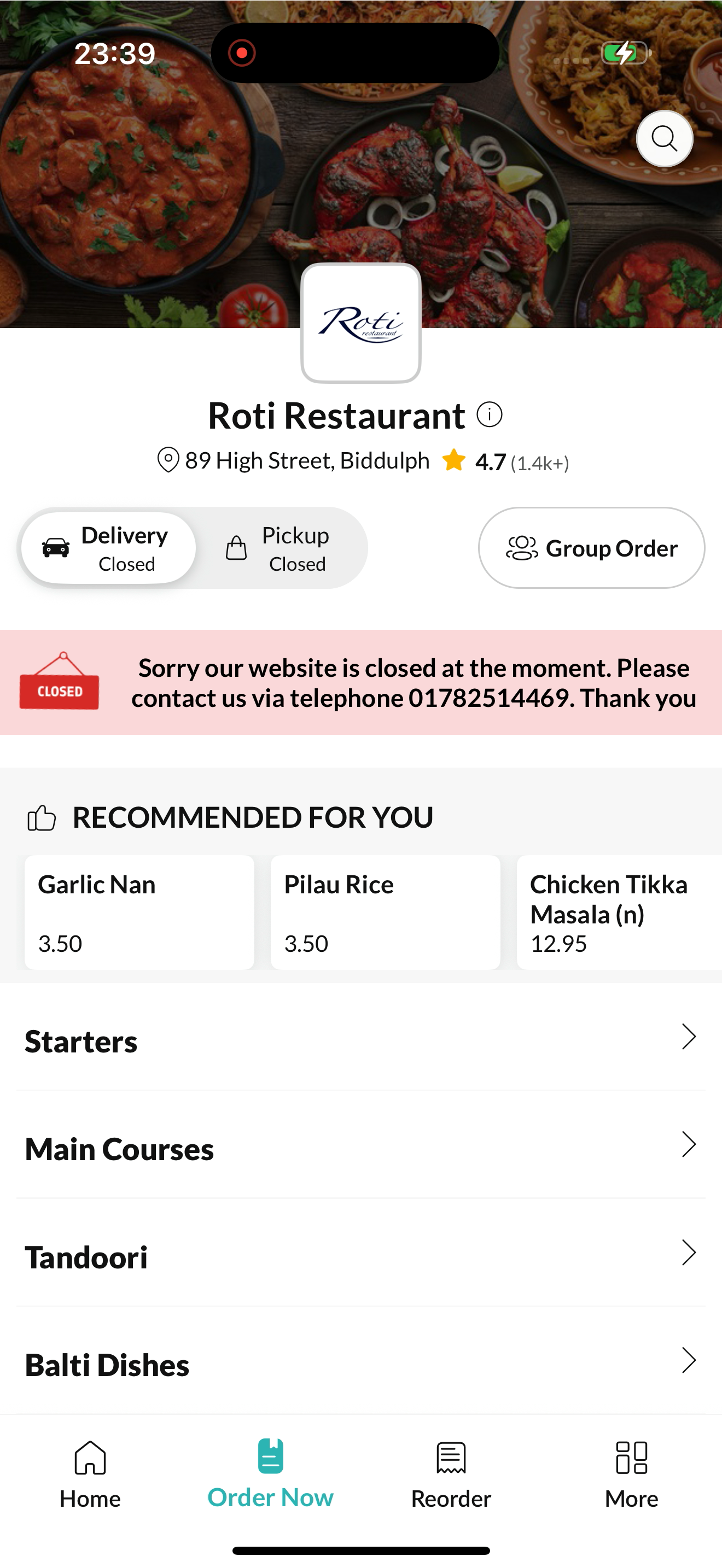 Roti Restaurant. screenshot 2