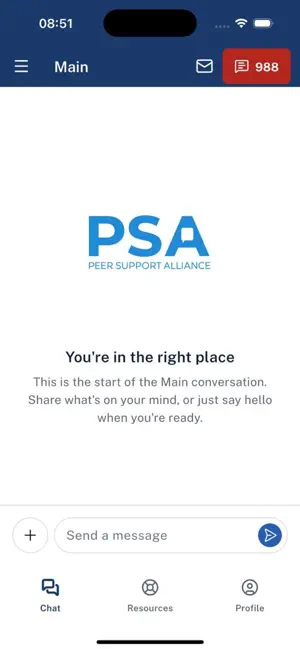 Peer Support Alliance screenshot 2