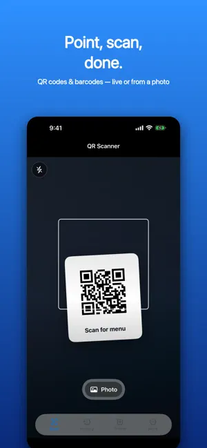 QR Code Scanner & Creator Tool screenshot 1