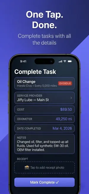 MaintainMe: Track It All screenshot 4