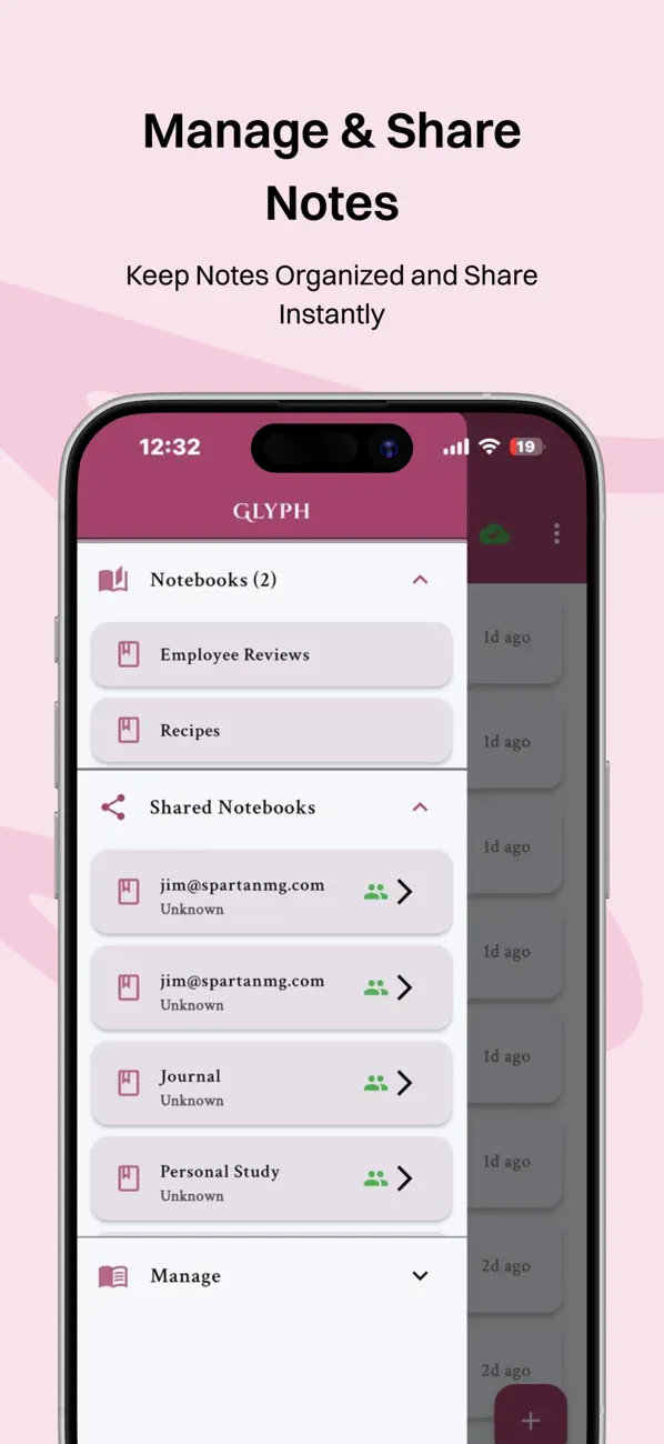 Screenshot #1 pour GlyphPad