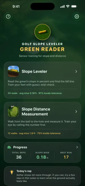 Golf Slope Level Green Reader screenshot 3