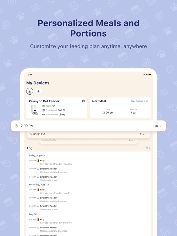 PawSync iPad screenshot 4 - Lifestyle app