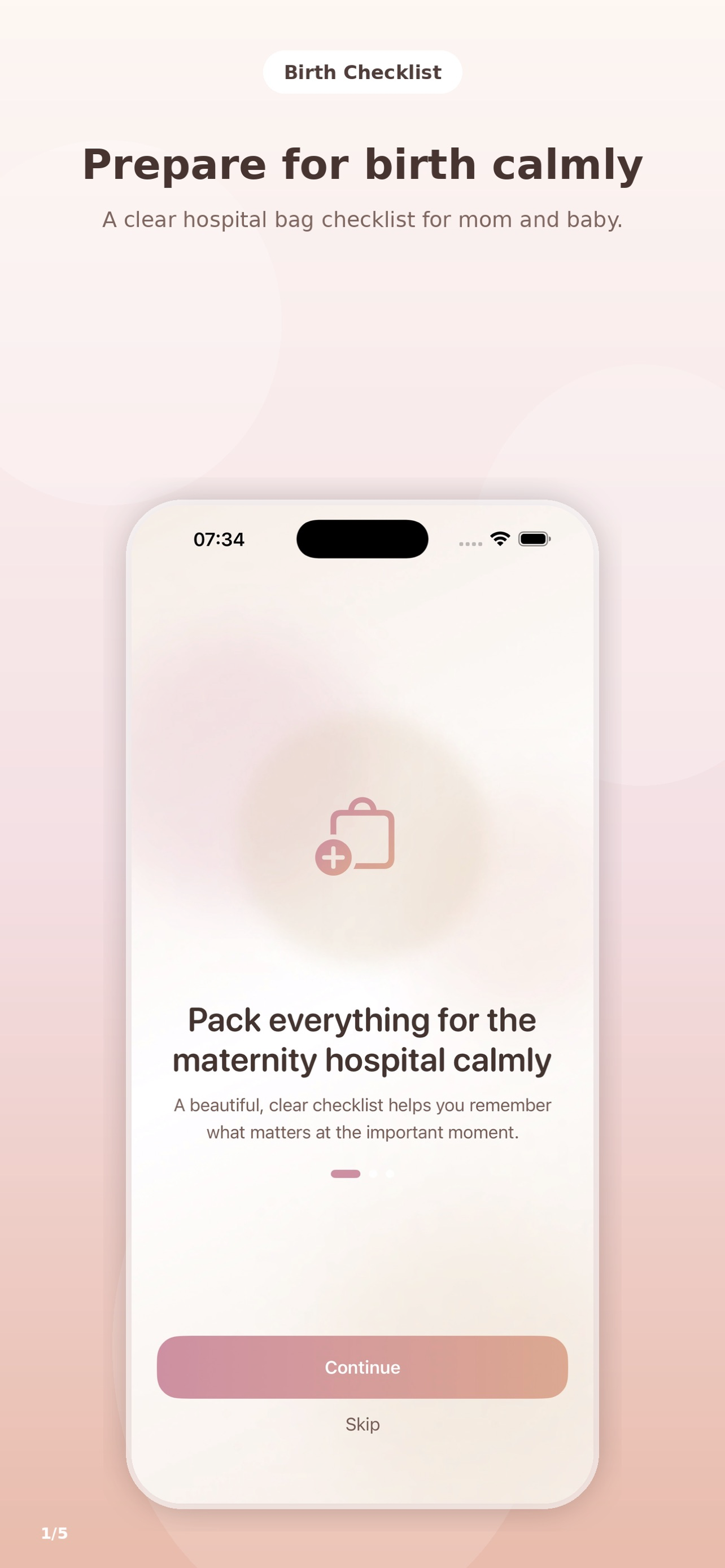 BirthChecklist screenshot 4