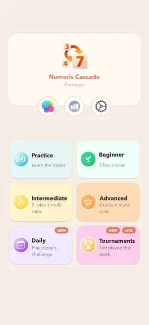 Numeris Cascade: Number Puzzle screenshot 1