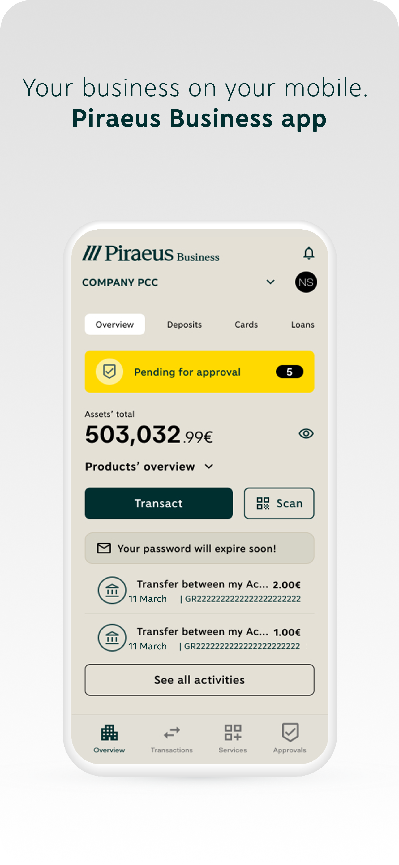 Piraeus Business app
