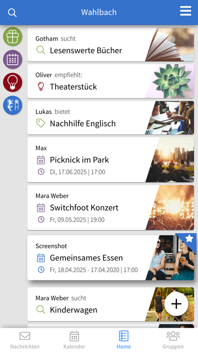 Wahlbach app screenshot