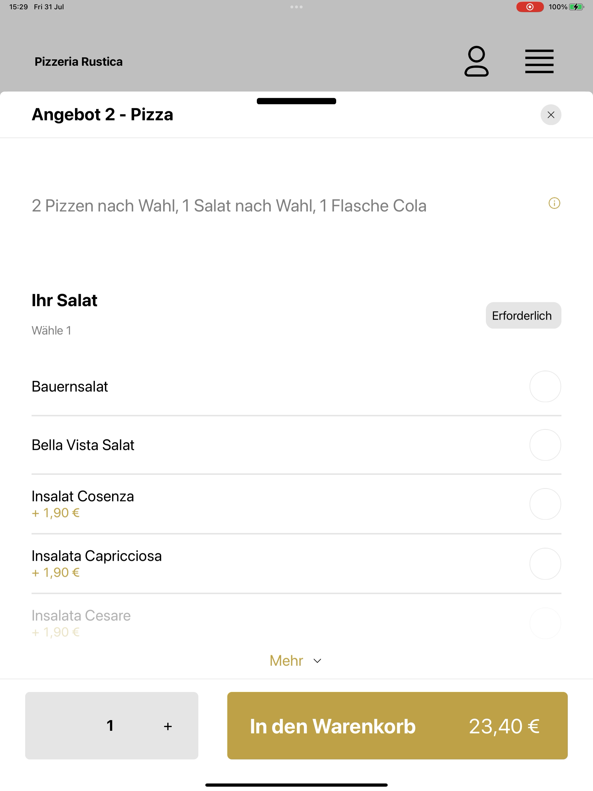 Pizzeria Rustica screenshot 16