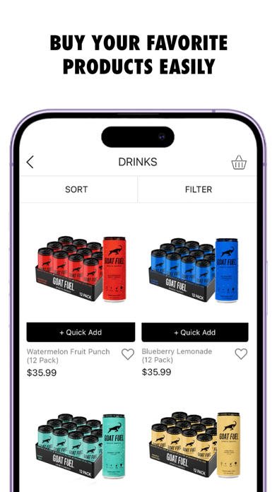G.O.A.T. Fuel iPhone screenshot 5 - Food & Drink app