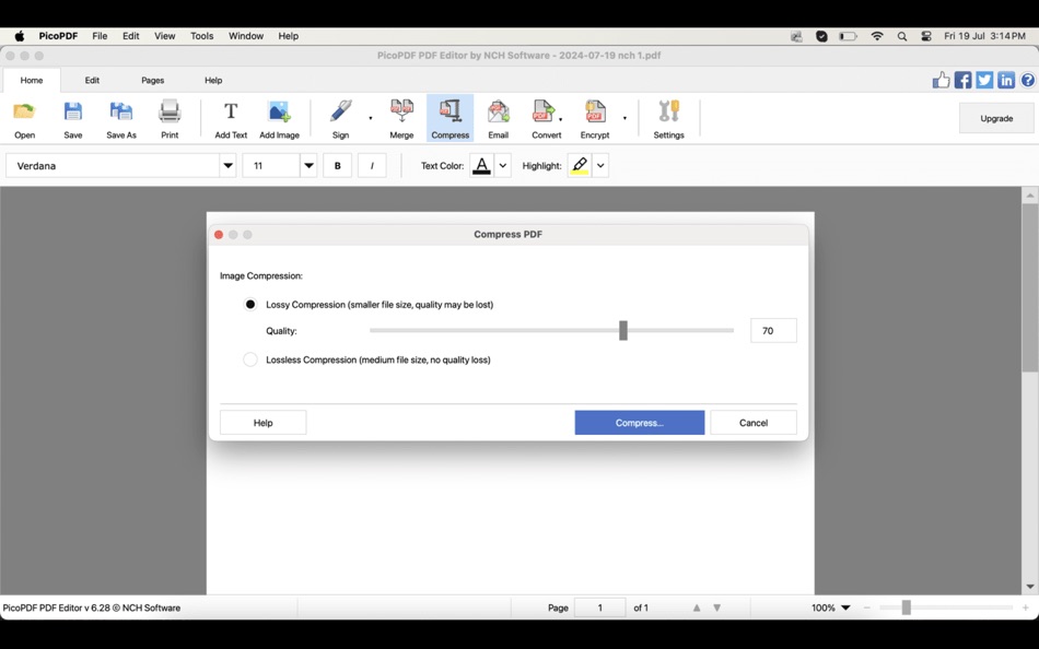 #2. PicoPDF PDF Editor (macOS) 由: NCH Software