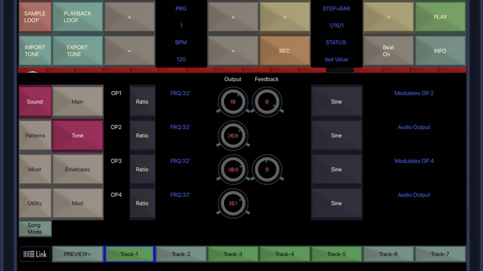 #5. 7XDXFM 4OP FM Loop Maker (iOS) 由: Rob Wilmot