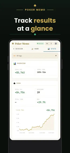 Poker Memo: Hand Tracker & AI screenshot 2