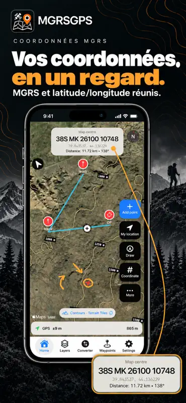 MGRS GPS Cartographe screenshot 7 of 8