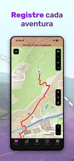 Captura de pantalla de GPX Viewer PRO: Caminar Y Bici en iPhone 6