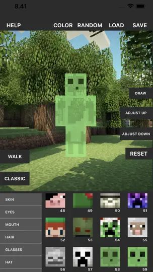 Capture d'écran de Custom Skin Creator sur iPhone 3