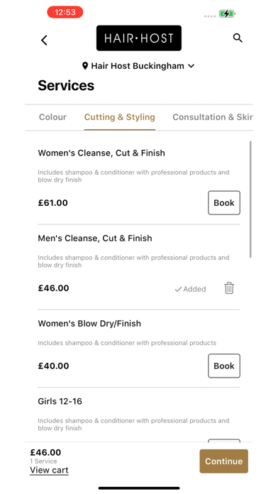 Hair Host app screenshot 3