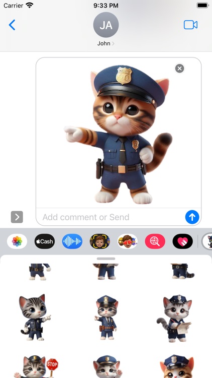 Police Kitten Stickers screenshot-3